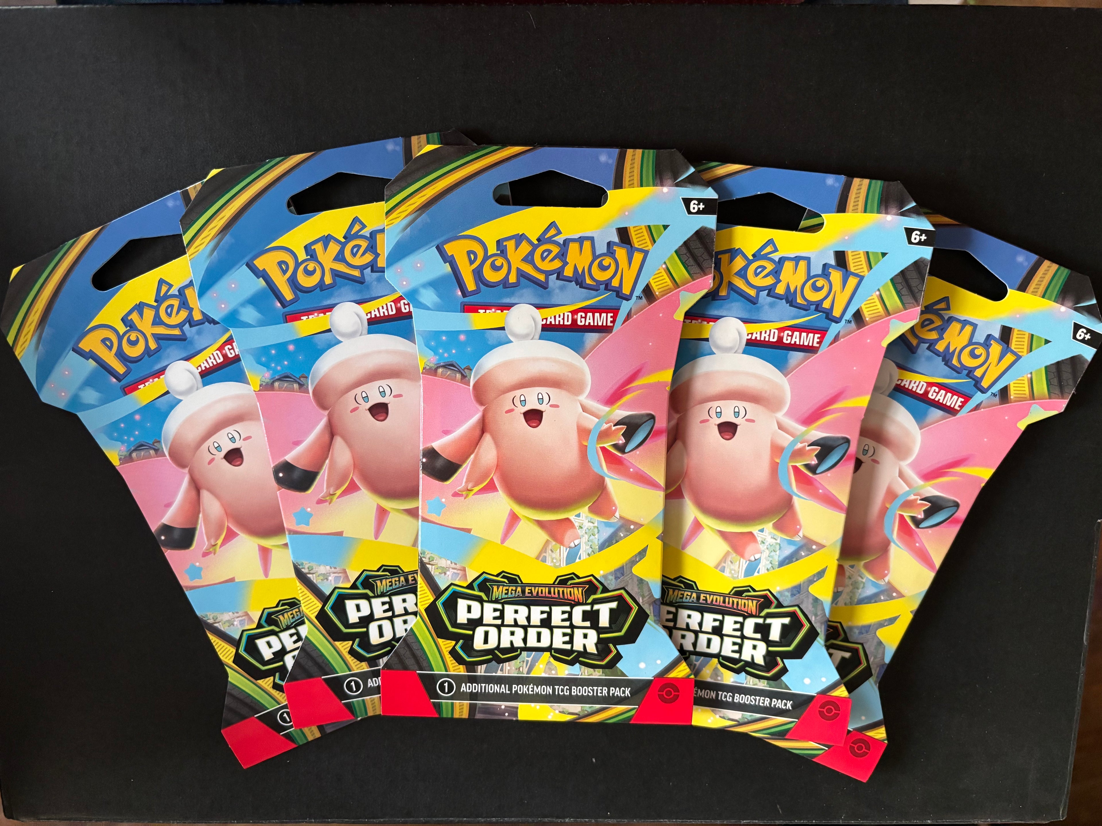 MEGA EVOLUTION 5 PACKS BUNDLE  " PERFECT ORDER "