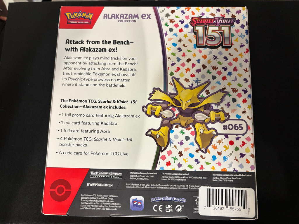 ALAKAZAM EX COLLETION
